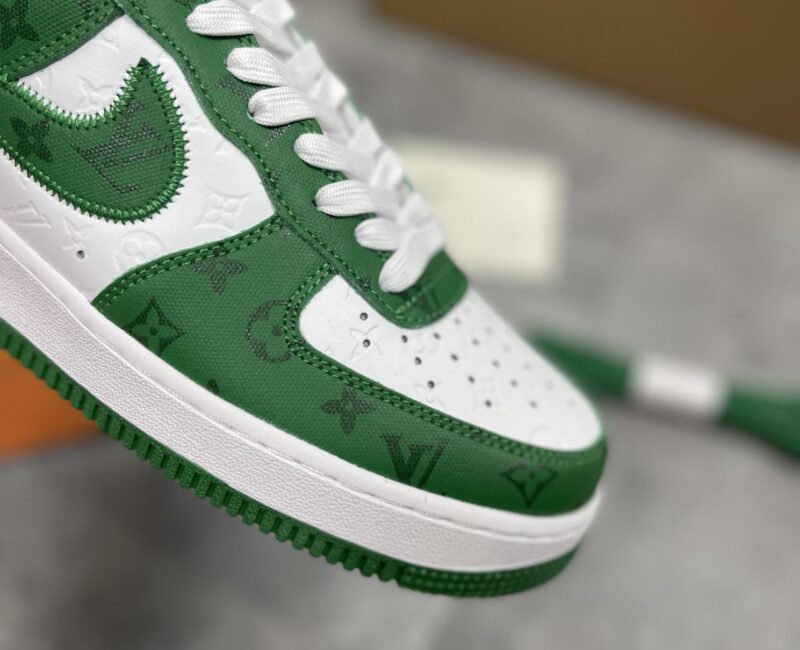 giày Louis Vuitton af1 xanh green like auth