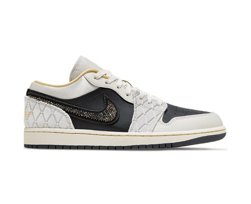 Giày Nike Air Jordan 1 Low ‘Beaded Swoosh’ rep 1:!
