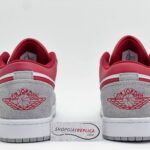 Giày Air Jordan 1 Low SE ‘Light Smoke Grey Gym Red’ rep 1:1