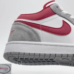 Giày Air Jordan 1 Low SE ‘Light Smoke Grey Gym Red’ rep 1:1