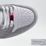 Giày Air Jordan 1 Low SE ‘Light Smoke Grey Gym Red’ rep 1:1