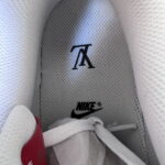 đế khâu Giày LV x Air Force 1 Low By Virgil Abloh ‘Red’ Đỏ Like Auth