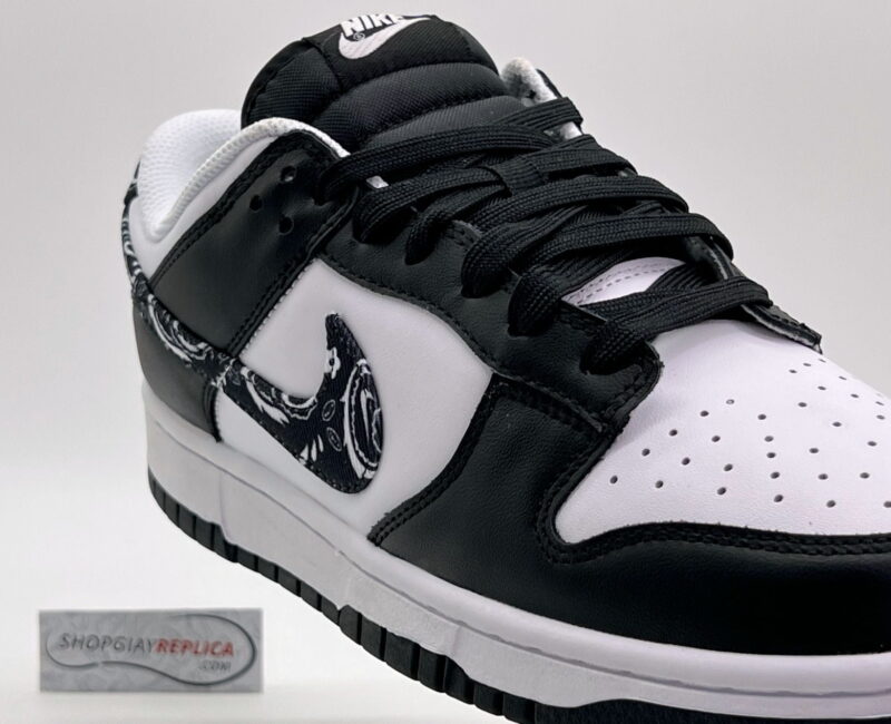 gót Giày Nike Dunk Low ‘Black Paisley’ Like Auth