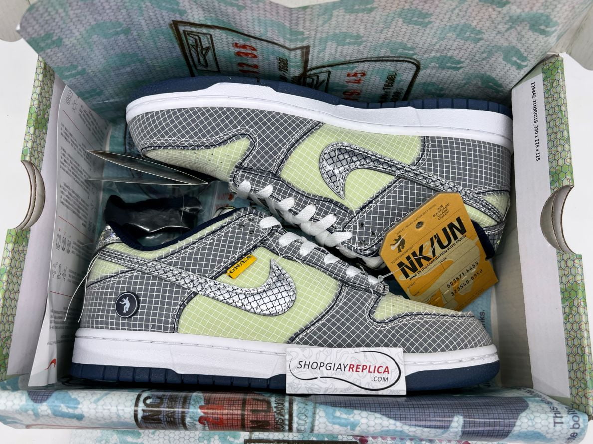 Giày Nike Dunk Low Union Passport Pack Pistachio Like Auth