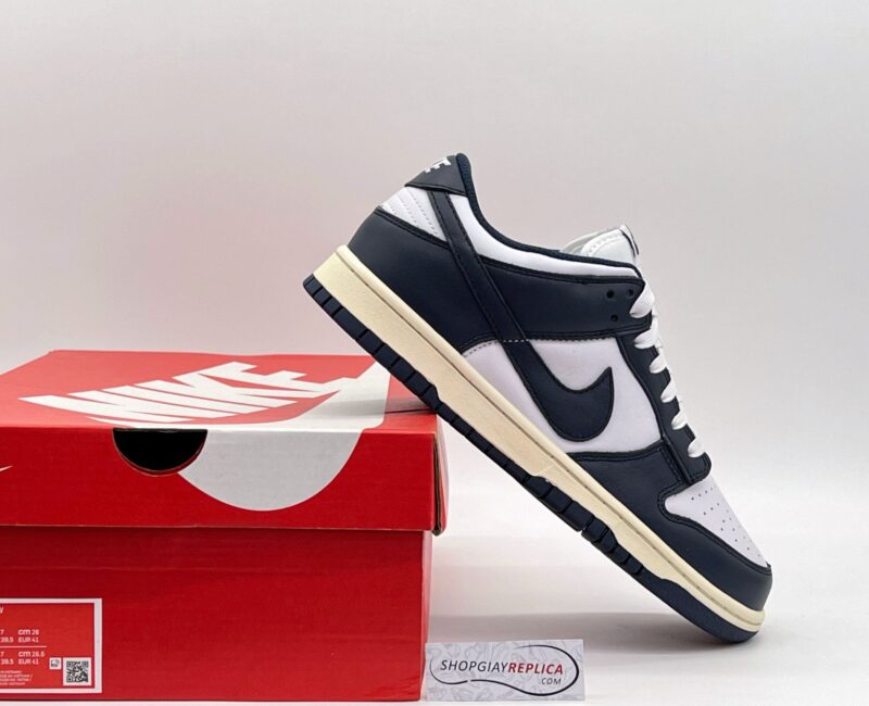 Giày Nike Dunk Low Xanh ‘Vintage Navy’ Like Auth