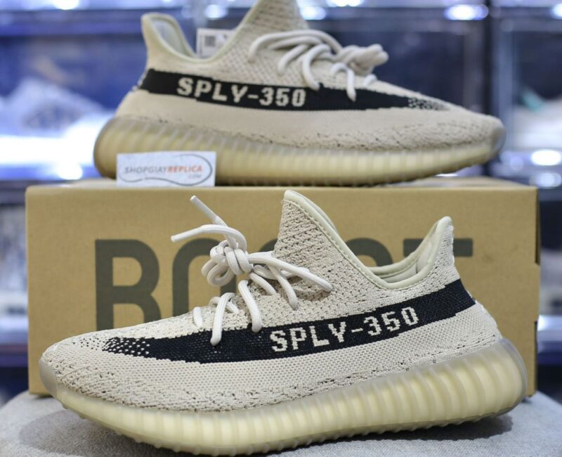 Giày Adidas Yeezy Boost 350 V2 'Beige Black' rep 1:1