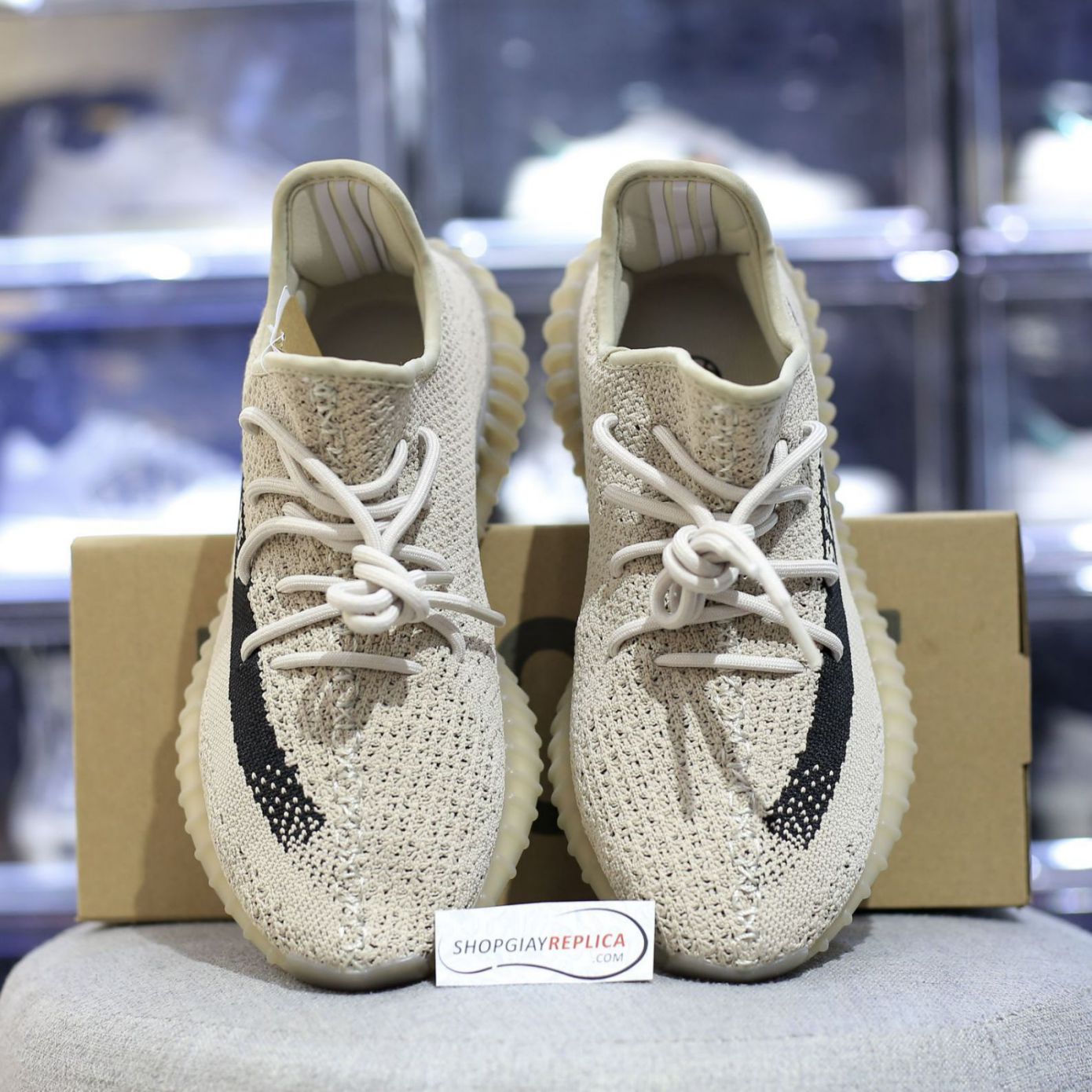 Adidas Yeezy 350 V2 'Beige Black' rep 1:1