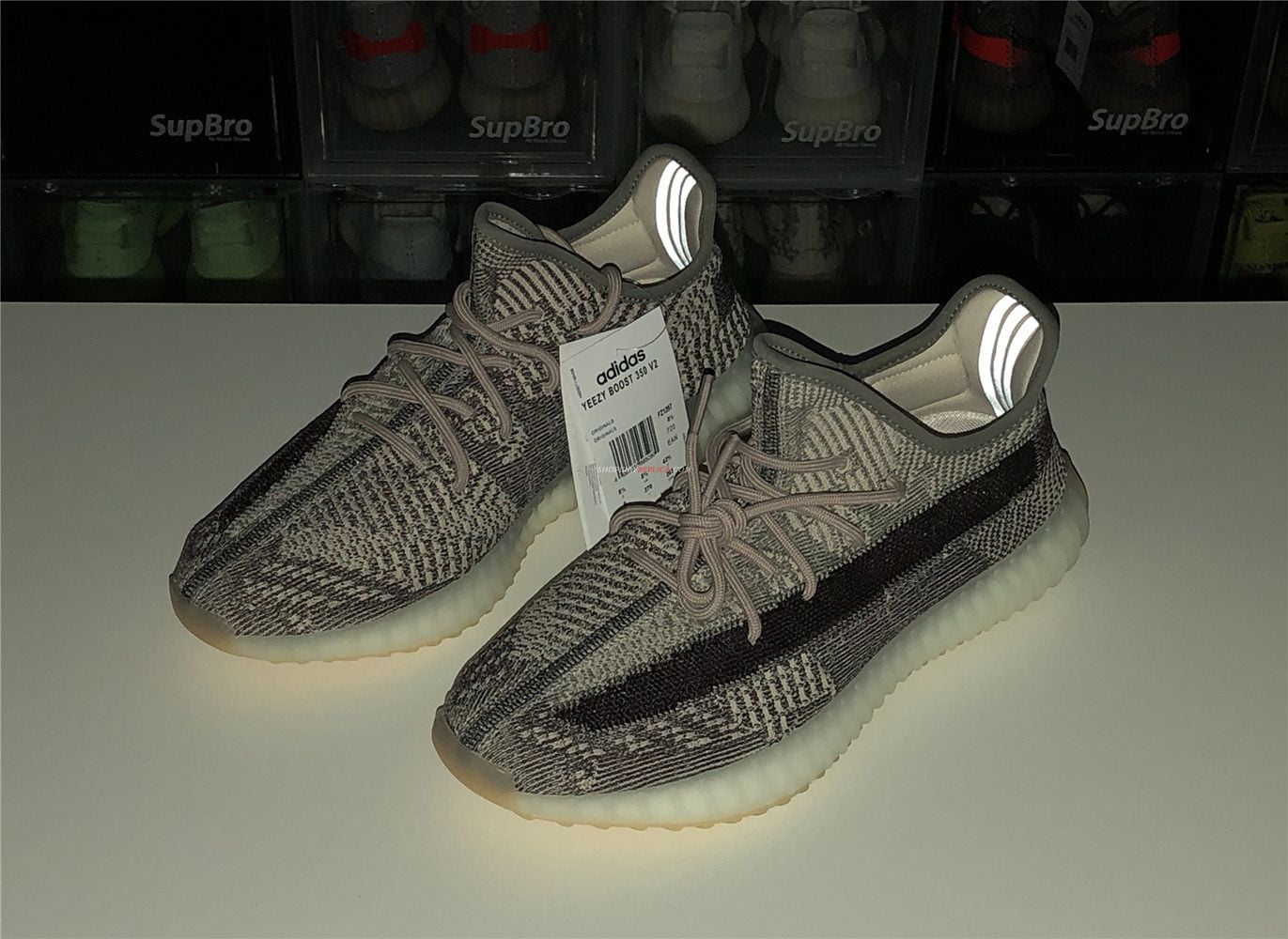 Giày Adidas Yeezy Boost 350 V2 ‘Zyon’ rep 1:1 phản quang