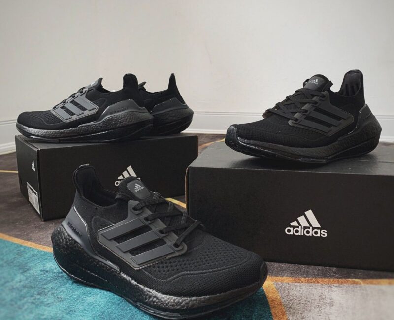 Giày Adidas Ultra Boost 21 Triple Black Đen rep 1:1