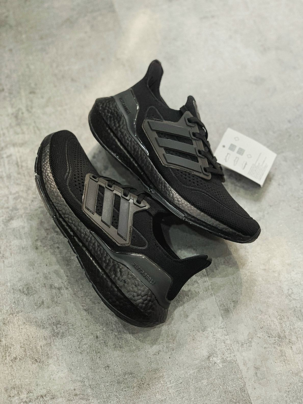 Giày Adidas Ultra Boost 21 Triple Black Đen rep 1:1