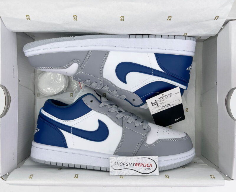 Giày Nike Air Jordan 1 Low 'French Blue' rep 1:1