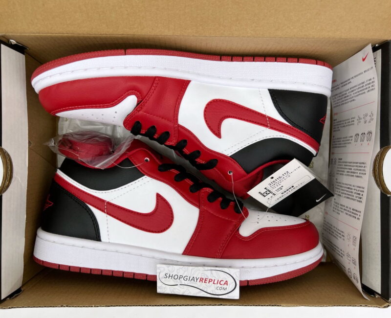 Nike Air Jordan 1 Low ‘Reverse Black Toe’ rep 1:1