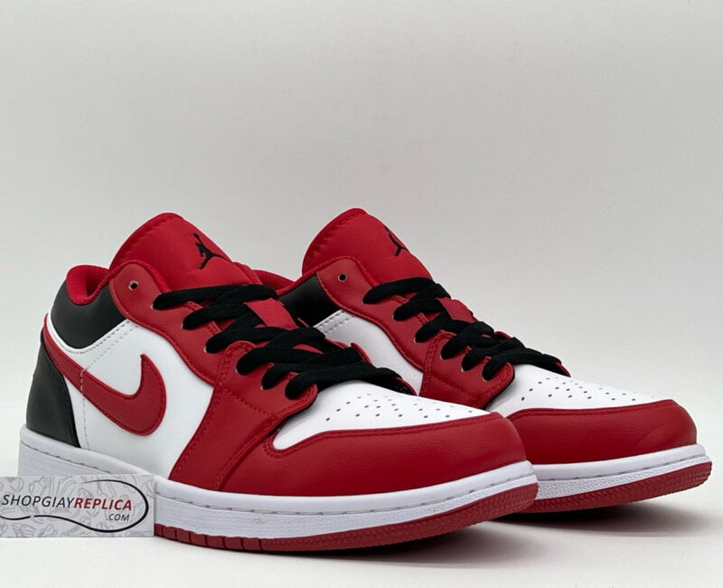 Giày Nike Air Jordan 1 Low ‘Reverse Black Toe’ Rep 1:1