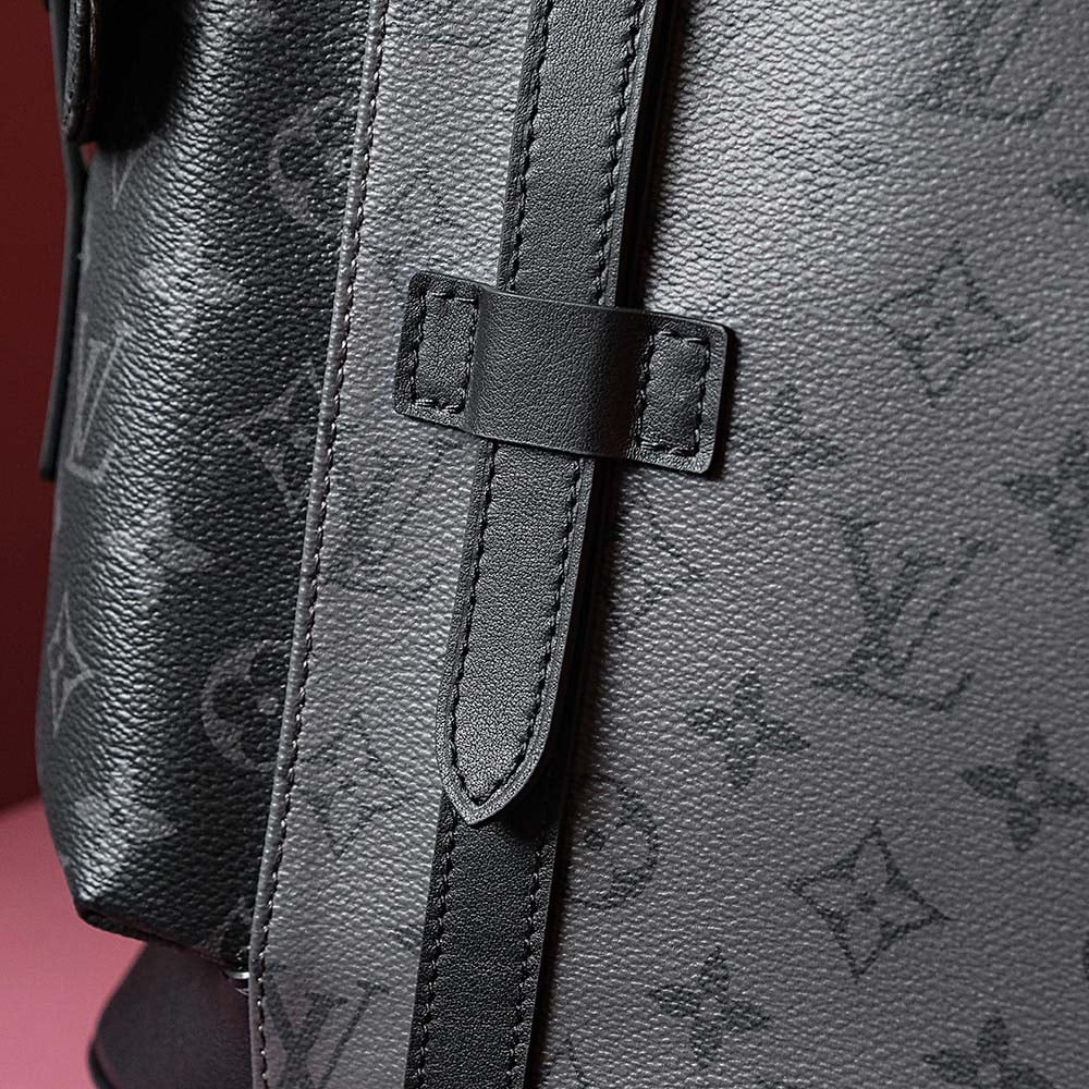 Balo Louis Vuitton Christopher MM Monogram Eclipse Siêu Cấp