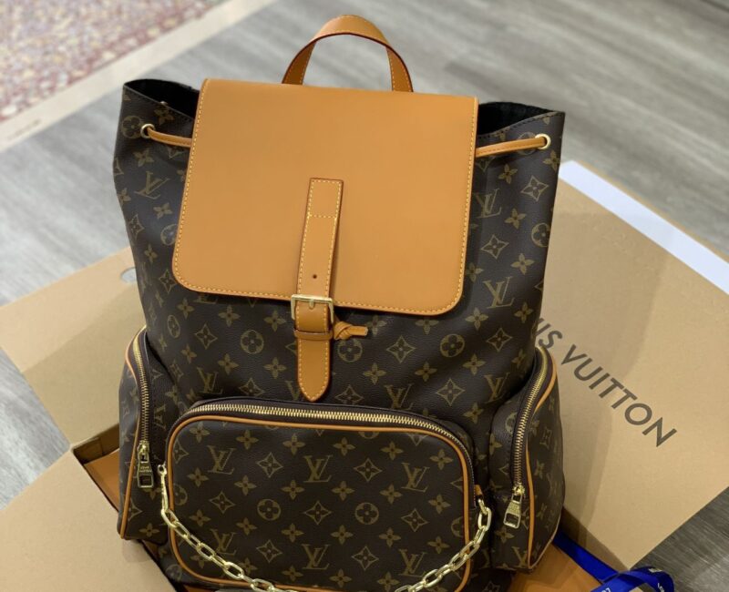 Balo Louis Vuitton Trio Backpack Nâu Monogram Siêu Cấp