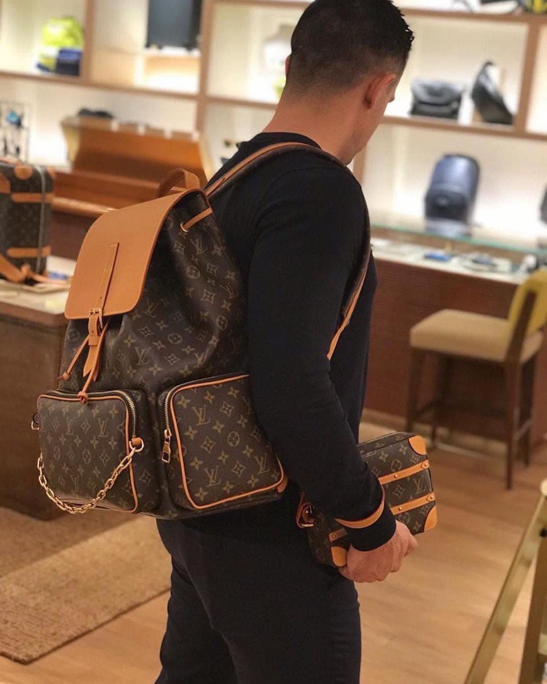 Balo Louis Vuitton Trio Backpack Nâu Monogram Siêu Cấp