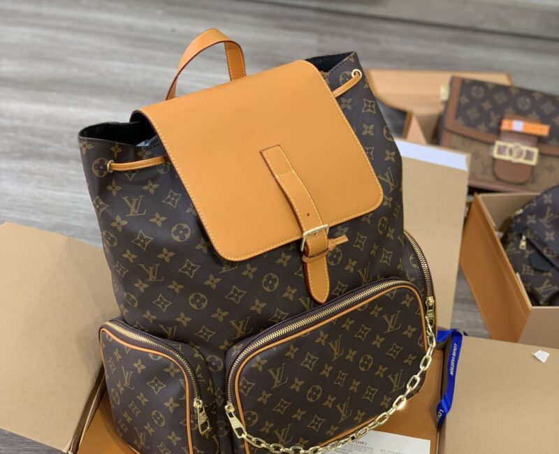 Balo Louis Vuitton Trio Backpack Nâu Monogram Siêu Cấp