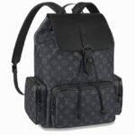 Balo Louis Vuitton Trio Backpack Monogram đen siêu cấp