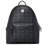 túi Balo MCM Stark Side Studs in Visetos màu đen