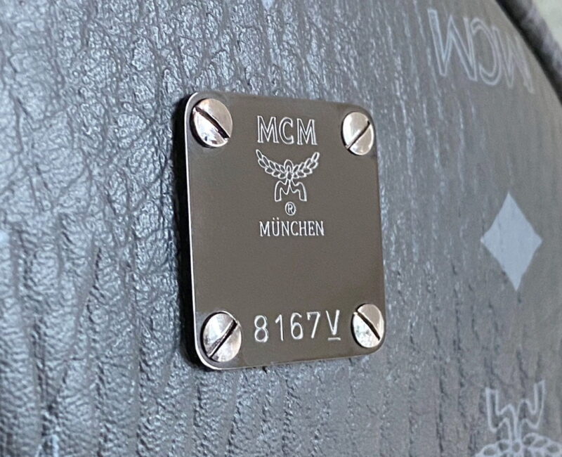 Balo MCM Stark Side Studs in Visetos Black Smalll