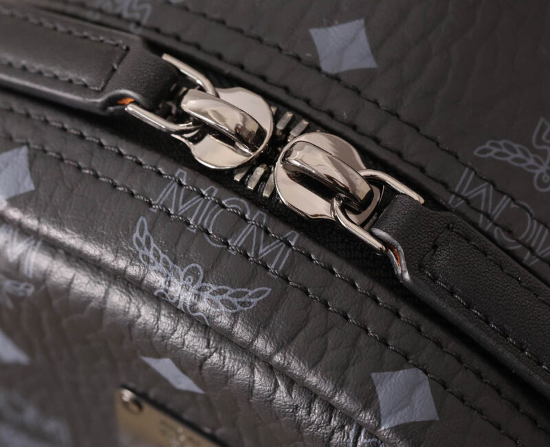 Balo MCM Stark Side Studs in Visetos Black Smalll