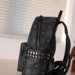 Balo MCM Stark Side Studs in Visetos Black Smalll