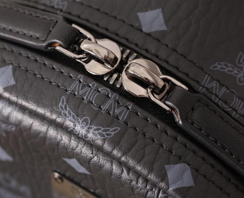 Balo MCM Stark Side Studs in Visetos Black Smalll