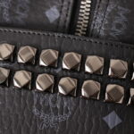 Balo MCM Stark Side Studs in Visetos Black Smalll