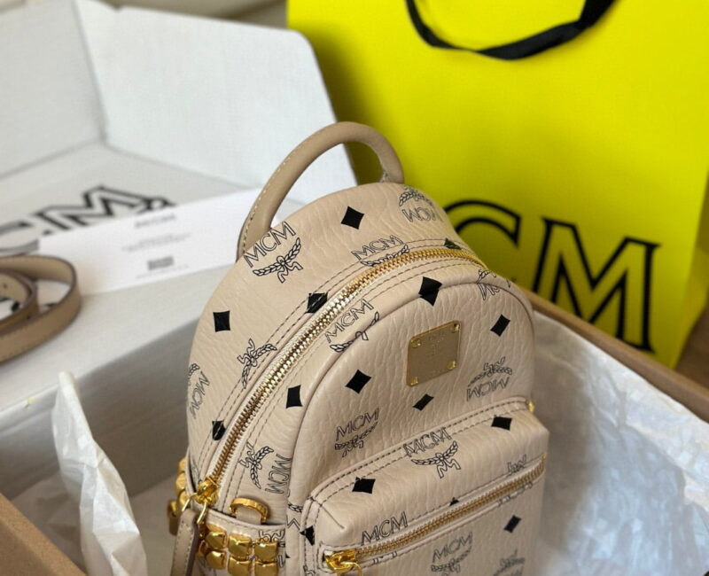 Balo MCM Stark Side Studs in Visetos Pink