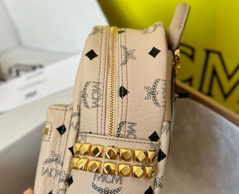 Balo MCM Stark Side Studs in Visetos Pink