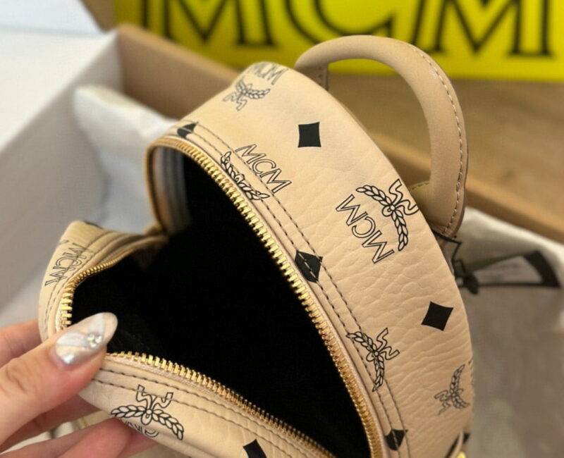 Balo MCM Stark Side Studs in Visetos Pink