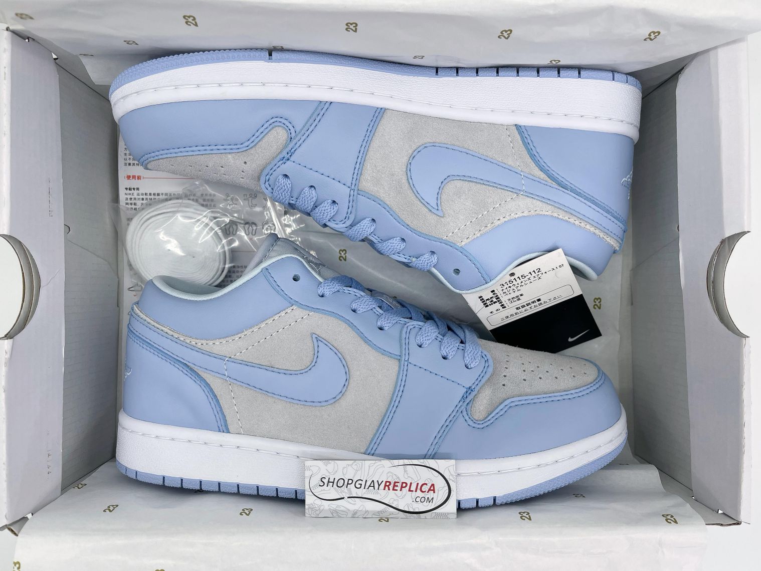 Giày Nike Air Jordan 1 Low ‘University Blue’