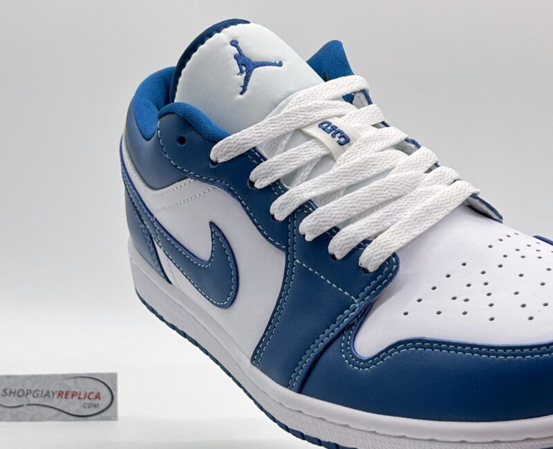 Air Jordan 1 Low ‘Marina Blue’ xanh rep 1:1