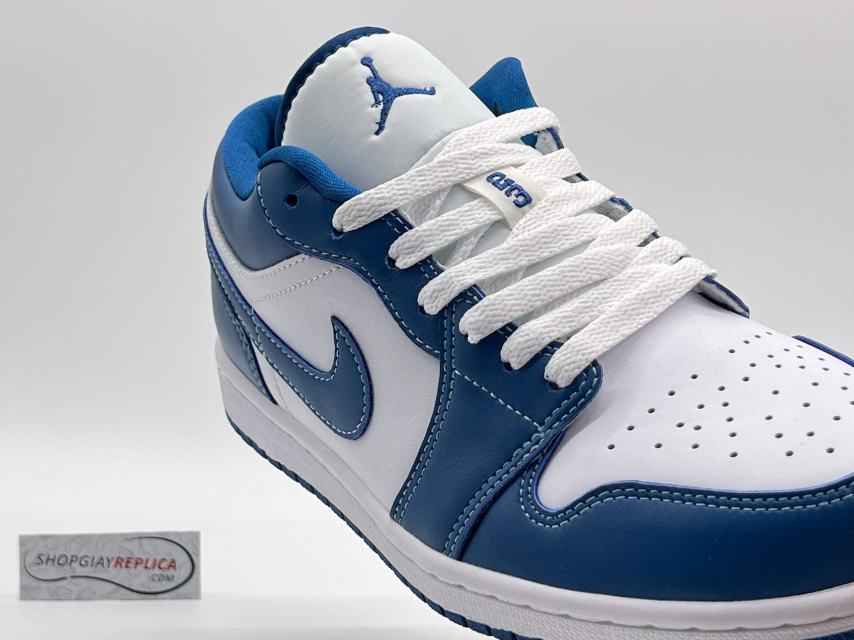 Air Jordan 1 Low ‘Marina Blue’ xanh rep 1:1
