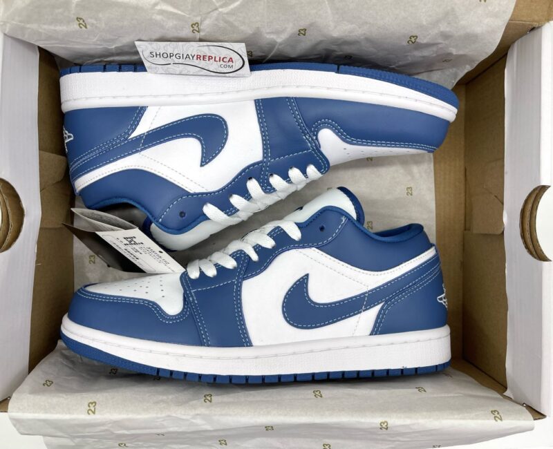 giày air jordan 1 marina blue xanh rep 1:1