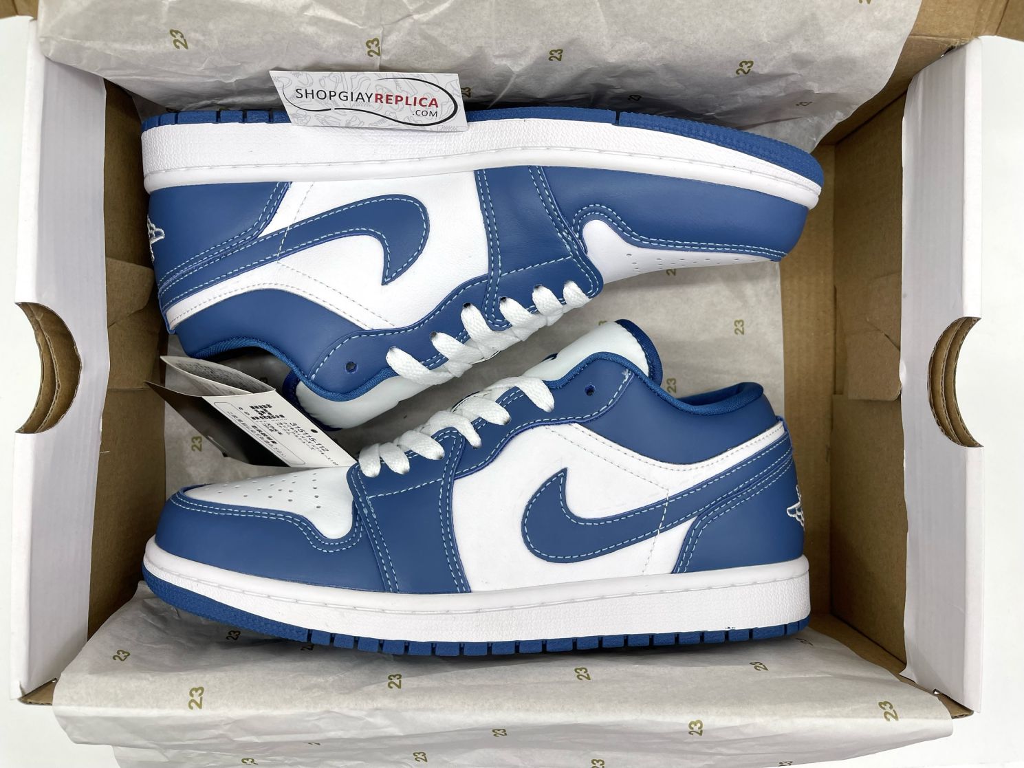 giày air jordan 1 marina blue xanh rep 1:1