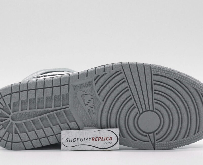Giày Air Jordan 1 Mid Light Smoke Grey Anthracite 2022 rep 1:1