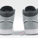 Giày Air Jordan 1 Mid Light Smoke Grey Anthracite 2022 rep 1:1
