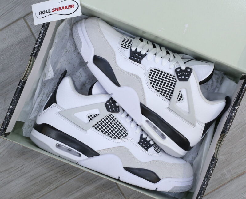 Giày Nike Air Jordan 4 Retro ‘Military Black’ Like Auth