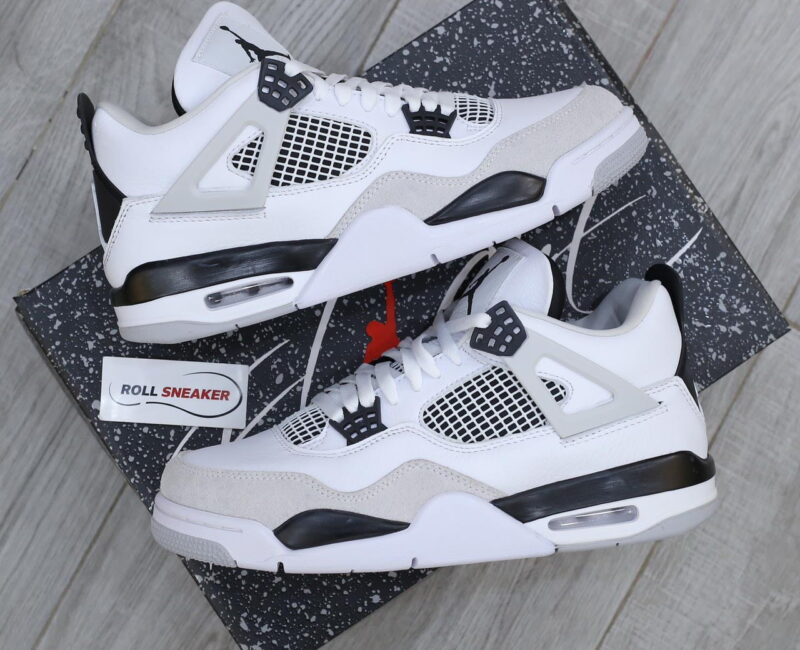 Giày Nike Air Jordan 4 Retro ‘Military Black’ Like Auth