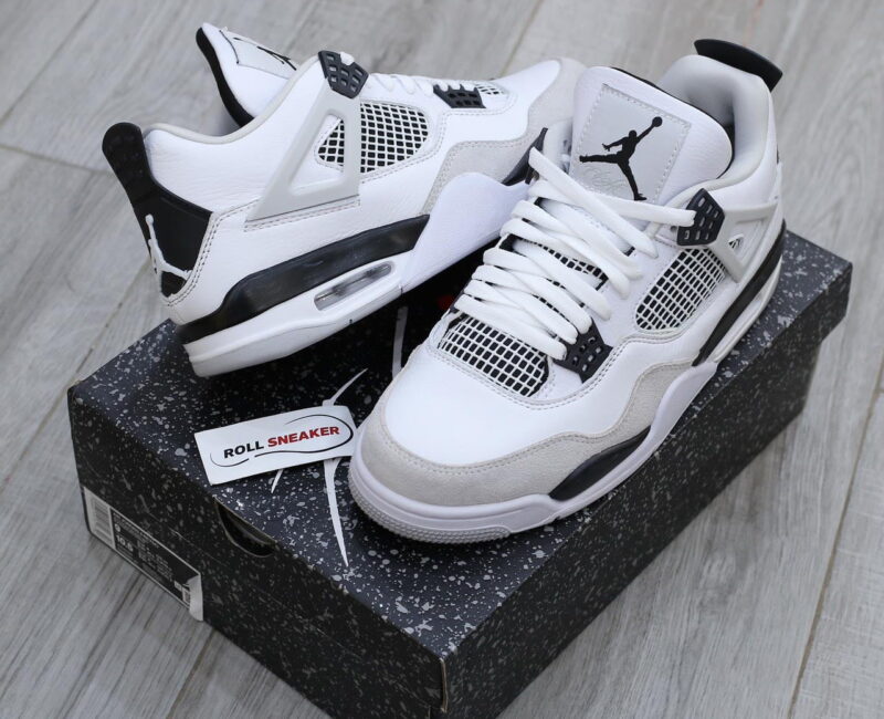 Giày Nike Air Jordan 4 Retro ‘Military Black’ Like Auth