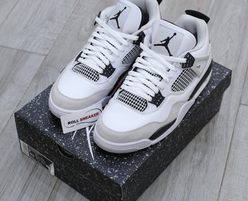 Giày Nike Air Jordan 4 Retro ‘Military Black’ Like Auth