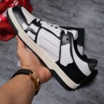 Giày Amiri Skel low trắng đen black white
