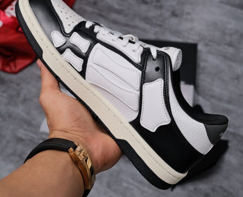 Giày Amiri Skel low trắng đen black white