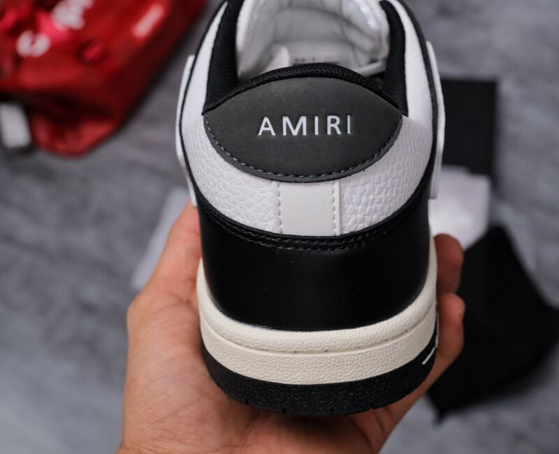 Giày Amiri Skel Top Low ‘Black White’ Like Auth
