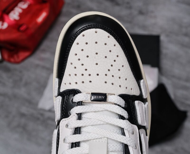 Giày Amiri Skel Top Low ‘Black White’ Like Auth