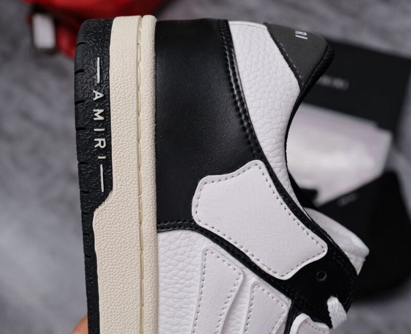 Giày Amiri Skel Top Low ‘Black White’