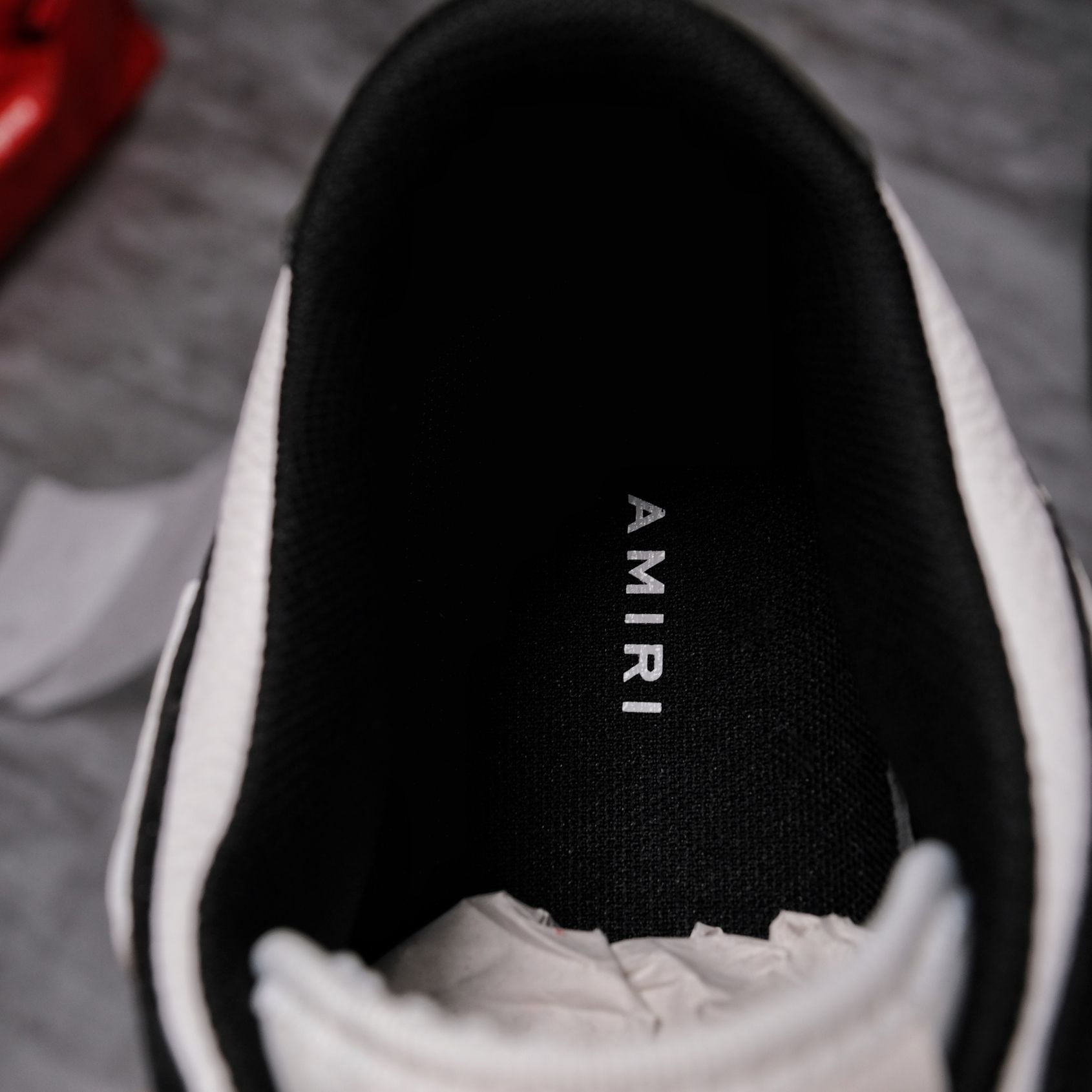 miếng lót Giày Amiri Skel Top Low ‘Black White’