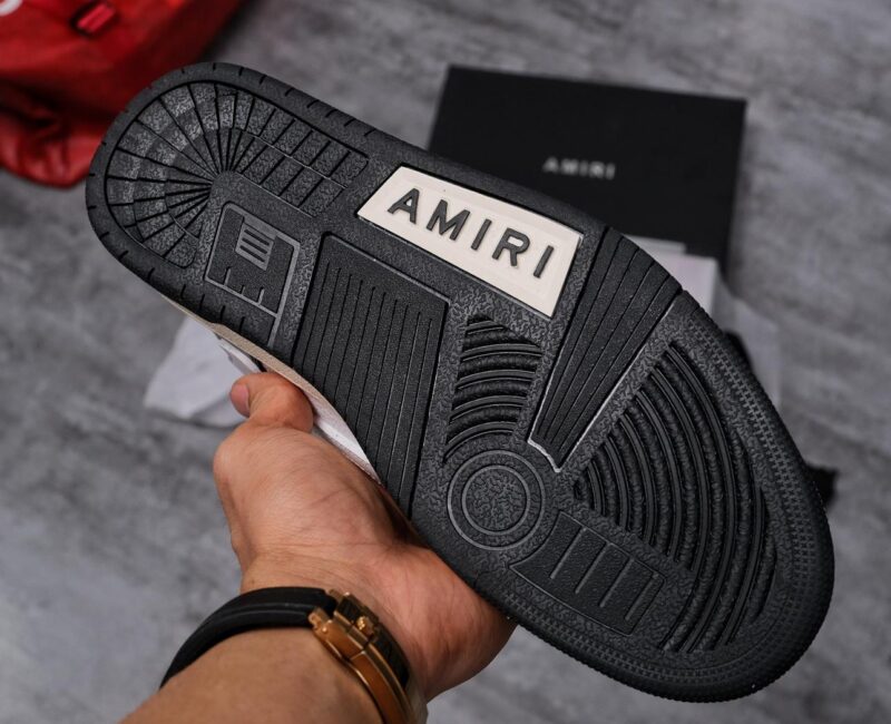 đế Giày Amiri Skel Top Low ‘Black White’