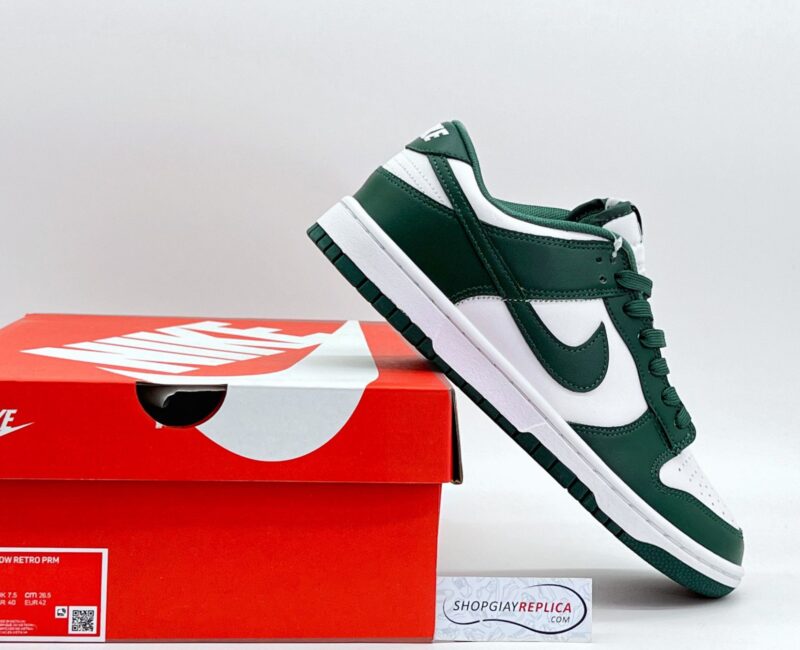 Giày Nike Dunk Low Trắng Xanh Like Auth